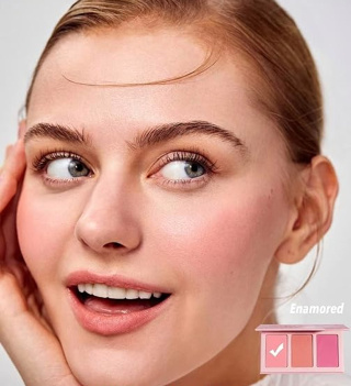 پالت رژگونه پودری شیگلم سه رنگ مدل Sweet Cheeks - تصویر 4